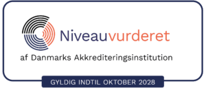 Vurderingsbevis fra Danmarks Akkrediteringsinstitution.