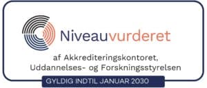 godkendelsesstempel fra uddannelses- og forskningsministeriet